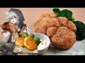 Genshin Impact: Razor's specialty, "Puppy-Paw Hash Brown" / 原神料理 レザーのオリジナル料理「ツメ型コロッケ」再現