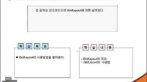Android(안드로이드) Tutorials- 제32강 GridLayout
