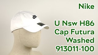 Розпаковка Nike U Nsw H86 Cap Futura Washed 913011-100
