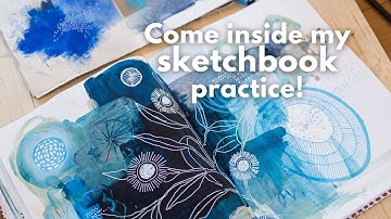 Inside My Sketchbook: Mark Making Demo & More Pattern Play!