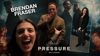 BRENDAN FRASER KISSED ME: Pressure Premiere NYC Vlog
