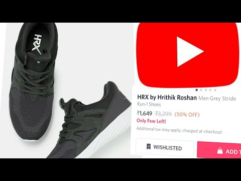 hrx by hrithik roshan grey sneakers