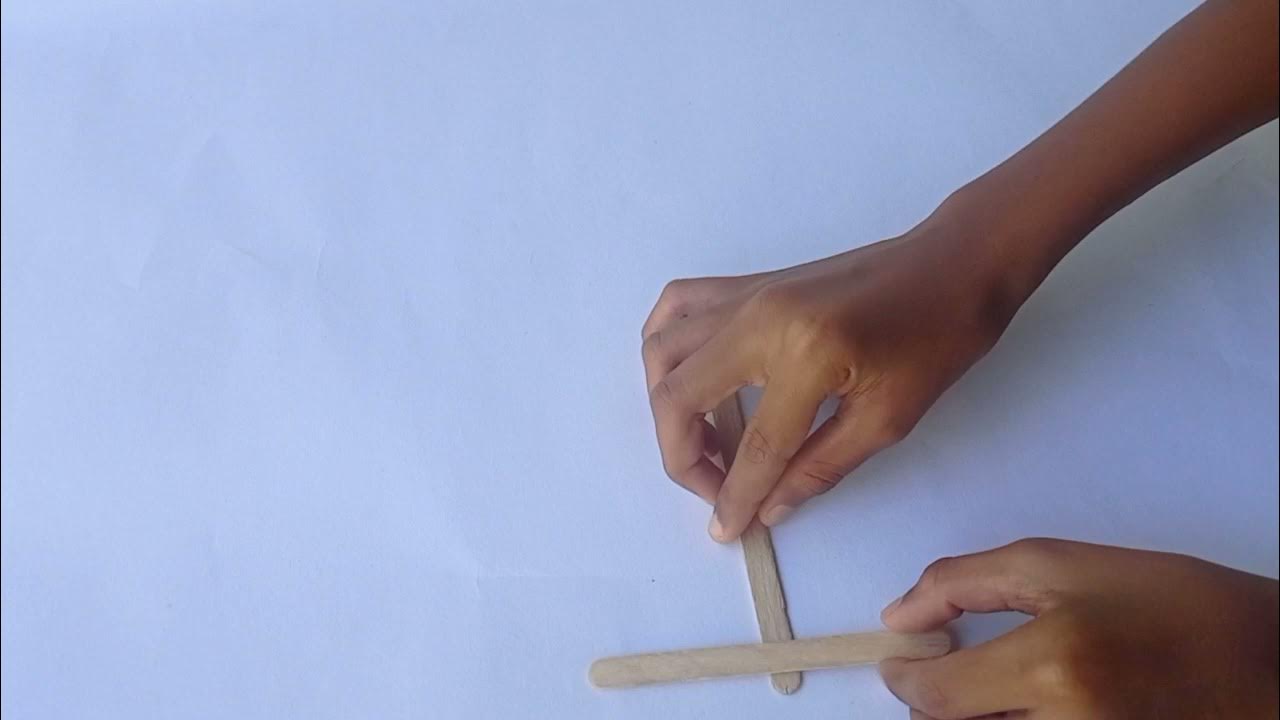 How to make and break a stick bomb Popsicle stick chain reaction