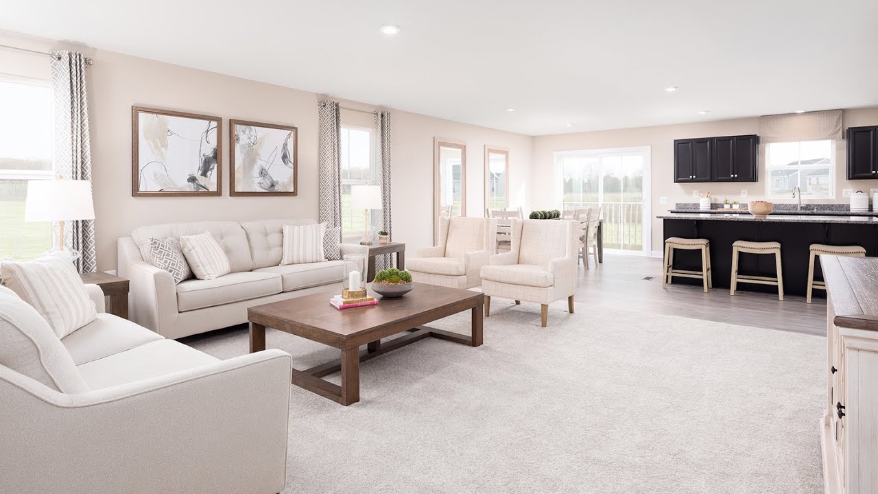 Ryan Homes Eden Cay with Optional Covered Porch YouTube