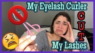 My Eyelash curler CUT my lashes OFF
