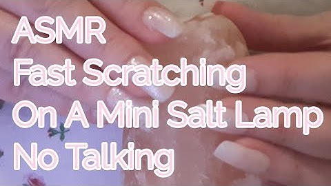 ASMR Fast Scratching On A Salt Lamp With Tapping(No Talking)