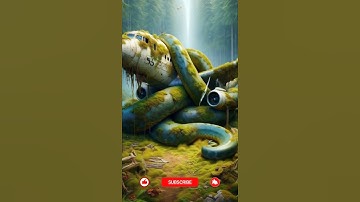 AI ART  Nature Discovery | Giant Snake  #trendingshorts #giantpython #ternding #aiart