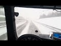 Снегопад 🚛❄🚛❄🚛на М11 в районе г. Клин. точно по расписанию 🤘