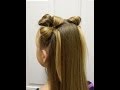 Beautiful looped clovers  st patricks day hairstyle  bonita hair do