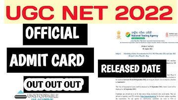 official date out:- ugc net admit card 2022 | ugc net exam postponed 2022 |  ugc net 2022 admit card