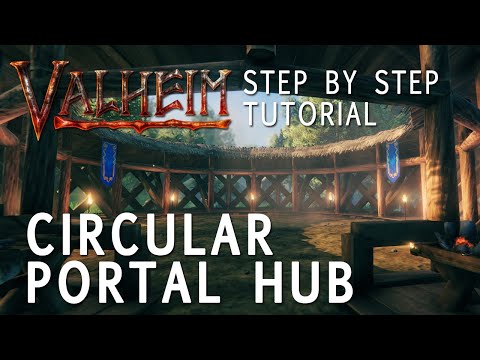 Valheim Build Tutorial - Let's Build An Epic Circular Portal Hub