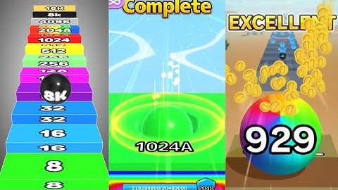 Number Ball 3D Merge Games vs Ball Run 2048 vs Calculate Balls gameplay walkthrough #cutiepie22yt
