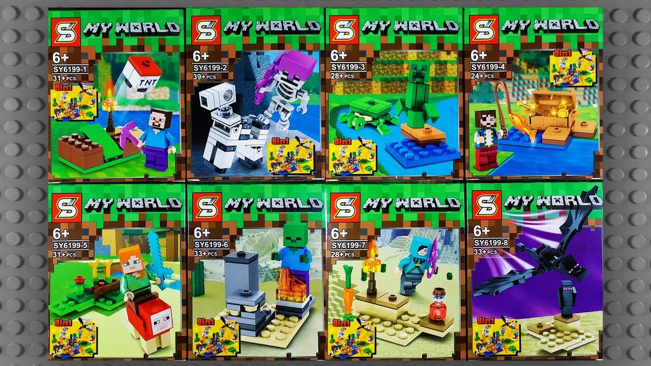 lego minecraft knockoff