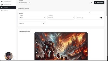 Campaign Setup, Cast, & Settings | Archivist AI