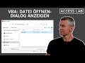 VBA: Datei öffnen-Dialog anzeigen und auswerten