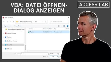 VBA: Datei öffnen-Dialog anzeigen und auswerten