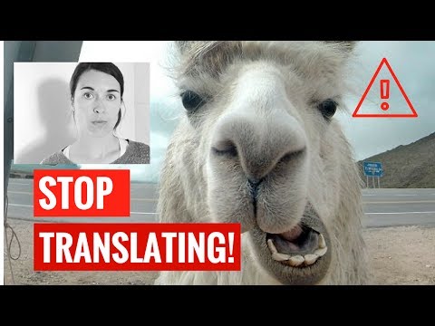 How to stop translating in your head when speaking a foreign language