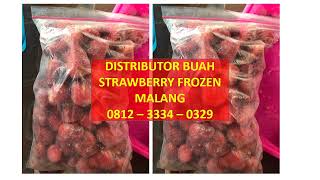 TERLARIS, 0812-3334-0329, GROSIR BUAH BEKU STRAWBERRY MALANG
