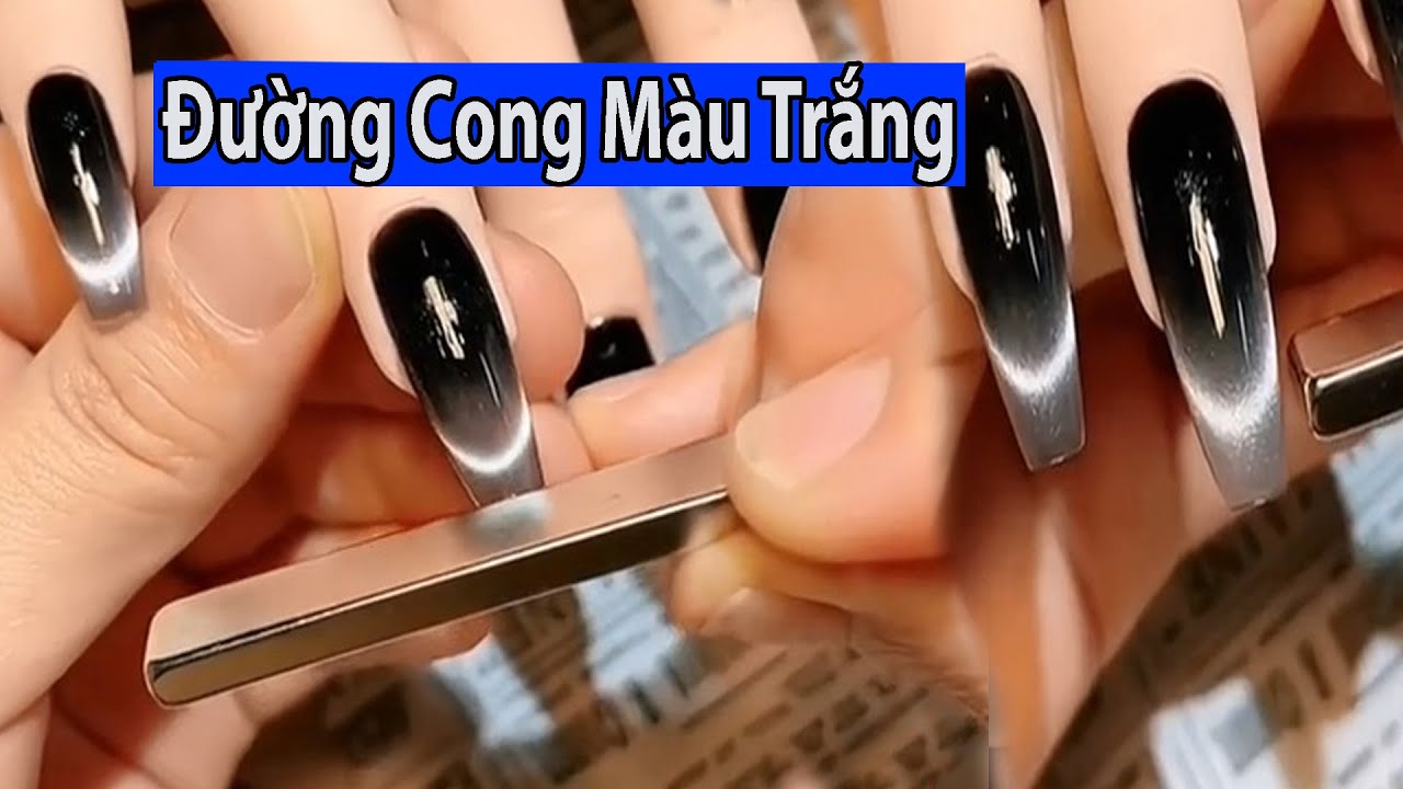 Cách Đặt Nam Châm Để Có Được Line Cong Màu Trắng Bằng Cat Eye
