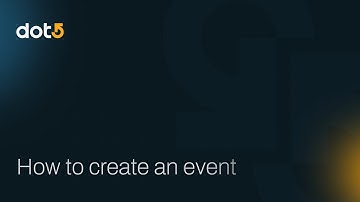 Dot5 - How to create an event
