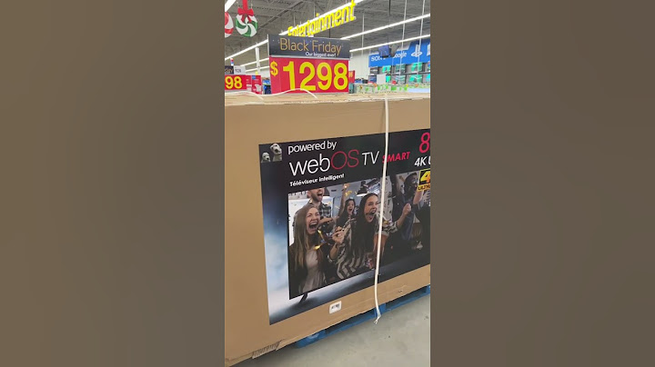 Black Friday deals ! Walmart! RCA TV SMART 85’’