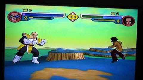 Dragon Ball Z Budokai 2(Gamecube)-Nappa vs Android 17