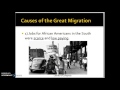 The Great Migration's Impact on Culture and Society in the 1920s