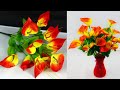 DIY Tutorial membuat Bunga Calla Lily dari Plastik Kresek