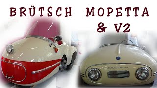 Brütsch Mopetta  the smallest Cabrio on earth  &  Brütsch V2 Prototype