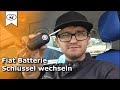 Fiat Punto Schlüssel Batterie wechseln Funkfernbedienung programmieren | Change battery of the key