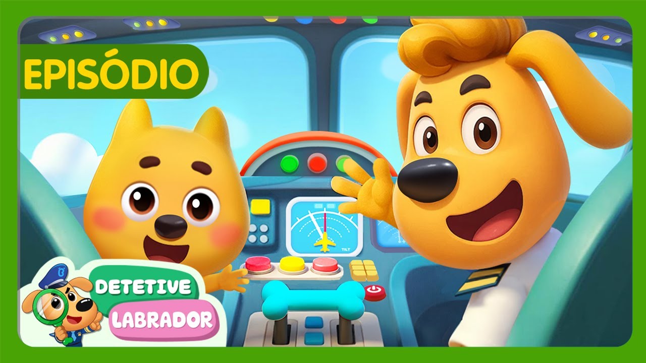 Aventuras Aéreas de Dodo ✈️ Profissões (Episódio 243) ✨ Desenho Animado 🔍 Detetive Labrador