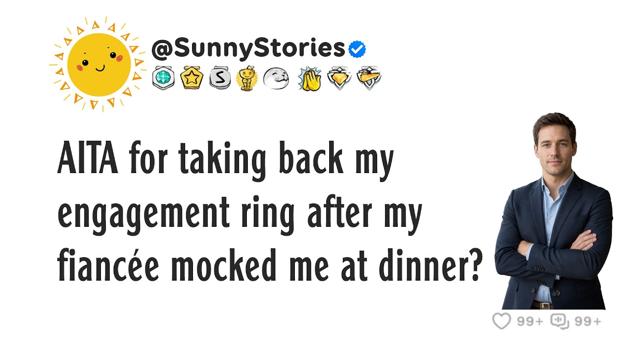 AITA for taking back my engagement ring after my fiancée mocked me at ...