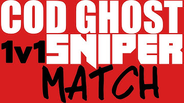 COD Ghost 1v1 sniper match