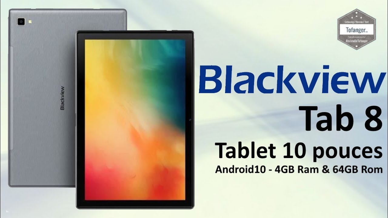 Blackview Tab8 4G - 10 inch 1080P touchscreen tablet - 4GB Ram