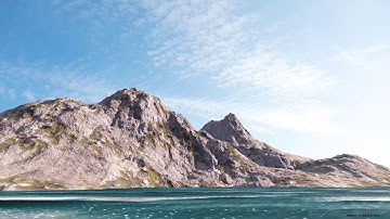 VUE- Island (short animation 4k)