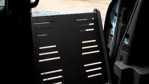 deploying a wheelchair ramp