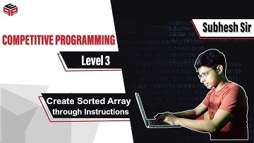 Create Sorted Array through Instructions | Competitive Programming