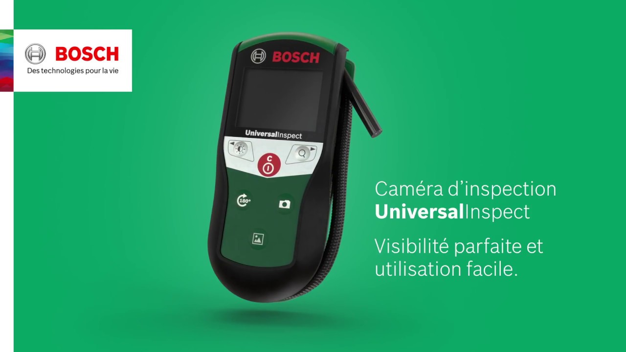 Caméra d'inspection Bosch UniversalInspect YouTube