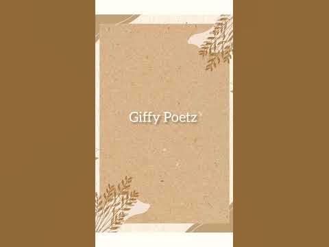 Giffy Poetz 7 | Gifrin Brehony | - YouTube