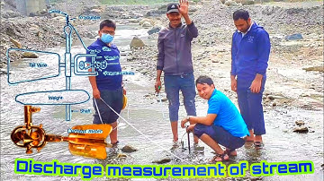 Discharge measurement by using currentmeter|| Hydrology tour|| NPI college