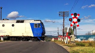 Romanian railroad crossing || Trecere de cale ferată în Romania