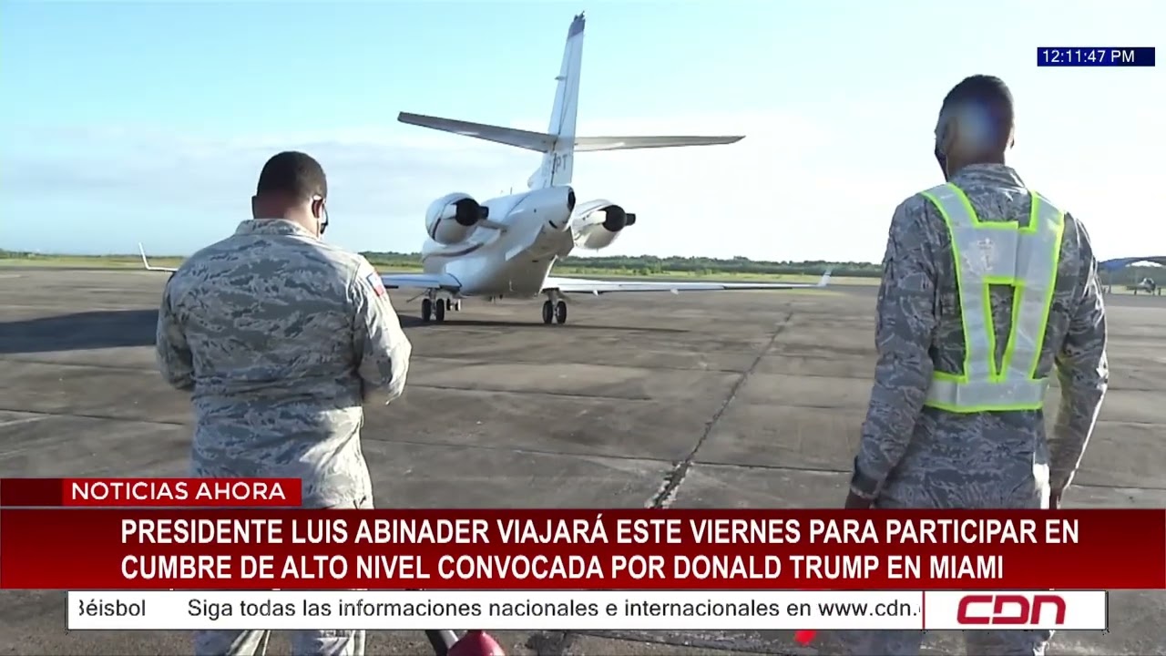 Abinader viajará este viernes para participar en cumbre de alto nivel convocada por Trump