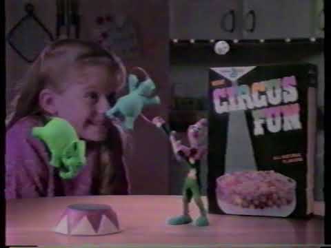 Circus Fun Cereal TV Commercial - 1986 - YouTube