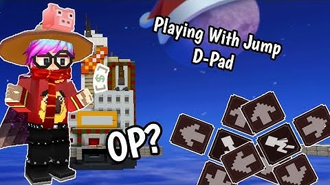Playing Rank Bedwars While Using Jump D-Pad [Blockman Go]