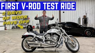 My CHEAP Harley VRod Rebuild PAYS Off *It Rides Amazing*