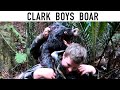 Clark Boys BOAR with dogs - PIG HUNTING New Zealand