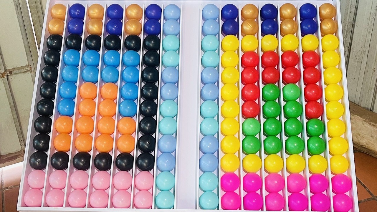 The Hardest Color Ball Sorting Level I’ve Ever Seen! 😵‍💫 #colorballgame #satisfying #colorballs