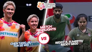 Incredible‼️‼️Chen/Toh (MAS) vs Reddy/Reddy (IND)‼️‼️Perodua Malaysia Masters Badminton