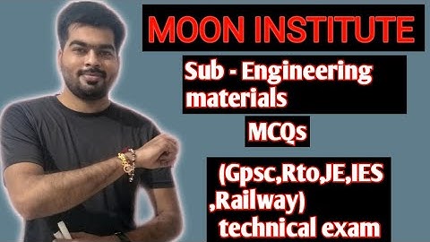 Engineering materials | Materials science | mcqs | Gpsc | Rto | JE | Mechanical engineering | part 2
