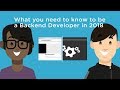 What You Need to Know to be a Backend Developer